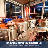 Solutions clés en main pour brasseries : ligne de production de bière artisanale de 2000L à 10000L avec cuves de fermentation automatisées