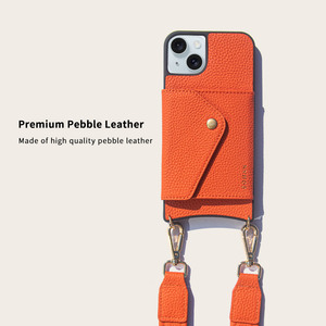 Có Thể Điều Chỉnh Dây Đeo Nhỏ Gọn Crossbody Điện Thoại Di Động Trường Hợp Da Trường Hợp Điện Thoại Với Chủ Thẻ Cho <span class=keywords><strong>Iphone</strong></span> Trường Hợp 16 Pro Cơ Thể Dây Đeo - Product Image 5