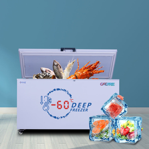 Congélateur coffre <span class=keywords><strong>gris</strong></span> 468L -60°C à économie d'énergie, idéal pour le stockage domestique, les petits supermarchés, le poisson, la viande et la volaille - Product Image 4