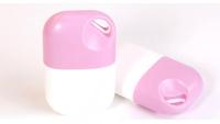 Mini flacon en plastique rechargeable pour crème solaire avec pompe pulvérisateur pour l'emballage des soins de la peau, crème pour le visage