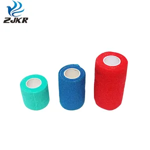 Tear resistance shock absorbing veterinary surgery stretchy animal self adhesive bandage