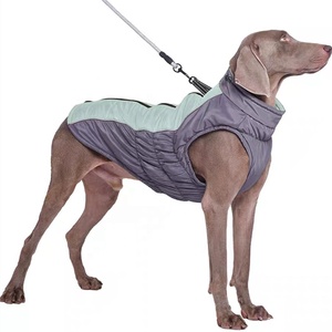 कुत्ते सर्दियों कोट मध्यम बड़े कुत्तों Windproof गर्म आस्तीन के साथ या बिना आस्तीन कोट जैकेट कुत्ते पट्टा - Product Image 1