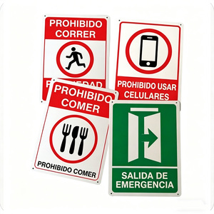 Letrero <span class=keywords><strong>de</strong></span> Prohibición Personalizado con Diseño Gráfico, Resistente a los Arañazos, Impresión Multilingüe, Recordatorio <span class=keywords><strong>de</strong></span> Área Restringida - Product Image 4