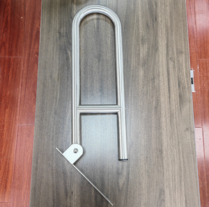 Barre d'appui pliable personnalisée en acier inoxydable 304 pour toilettes handicapées, 60 cm - Product Image 5