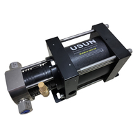 Livraison gratuite USUN modèle: XB30-OL 100-240 Bar sortie Mini pompe de transfert de pression d'oxygène à entraînement pneumatique