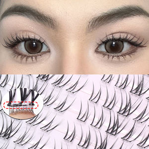 ขนตาปลอมแบบกดติด 10 แถว ใช้ซ้ำได้ ไม่ต้อ<span class=keywords><strong>ง</strong></span>ใช้กาว ขายดี ดีไซน์ใหม่ ดูเป็นธรรมชาติ - Product Image 6