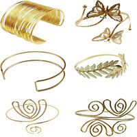 Direct usine, Bracelet géométrique punk électroplaqué à motif en spirale, Serre-rideau, Bracelet rigide à fleur imposante, Serti de diamants