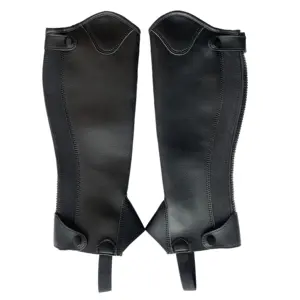 Western Horse Riding Equestrian Cowboy Leather Men's Sexy Women Stylish Customize Private Label Kids Rider's Half Chaps