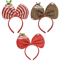FAMA Disponible – Nouveauté Noël : Bandeau unisexe avec nœud, accessoire festif pour costume d'enfant, idéal pour les fêtes