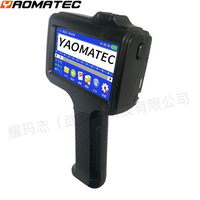 Printer Inkjet Genggam YAOMATEC 12.7mm, Koneksi Bluetooth, Multibahasa, untuk Botol Plastik, Buah, dan Label Kemasan Makanan