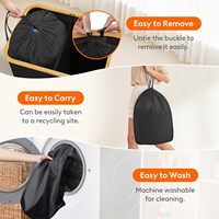 Corbeille de recyclage pliable robuste à double compartiment de 150 L pour bouteilles, idéale pour cuisine et appartement, personnalisable