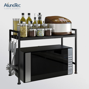 Ajustable en casa de alta calidad de pie tipo <span class=keywords><strong>horno</strong></span> de <span class=keywords><strong>microondas</strong></span> <span class=keywords><strong>estante</strong></span> de cocina de Metal Rack de almacenamiento - Product Image 2