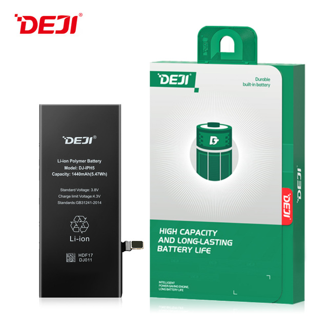 DEJI Professional Manufacturer Mobile Battery for iPhone 5 Series Reliable Quality Fast Shipment