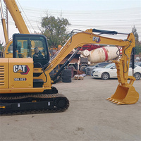 Mini-excavatrice Caterpillar CAT305.5E2 authentique, 5 tonnes, moteur CAT305.5E EPA Cat C2.4, plusieurs godets disponibles