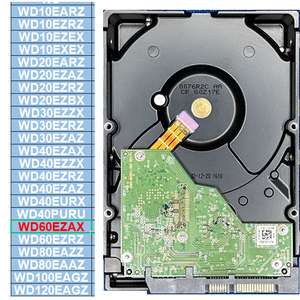 Disque dur WD60EZAX 6 To bleu 3,5 pouces CMR à enregistrement parallèle SATA III 6 Gbit/s 5400 tr/min 256 Mo de cache Technologie NoTouch Ramp Load - Product Image 1
