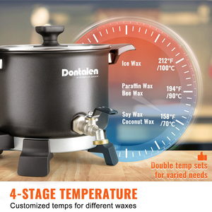Máquina para Derretir Cera con Control de Temperatura de 5L, 1200W, Ecológica, de Grado Profesional, para Fabricación de Velas y Cera - Product Image 5