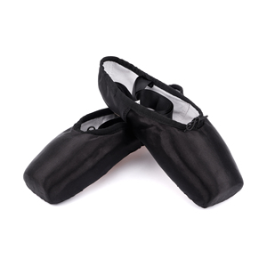 Zapatillas de ballet profesionales hechas a mano de satén con punta dura para niñas y mujeres, con almohadillas para los dedos y cintas, en stock en EE. UU. - Product Image 6