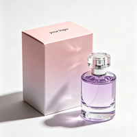 Boîte d'emballage cadeau en carton rigide de qualité supérieure pour flacons de parfum de 5 ml, 30 ml, 50 ml, 100 ml avec logo personnalisé et insert en EVA