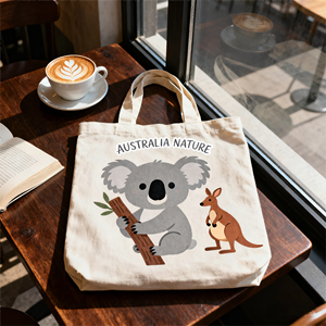 Sacs en toile de coton bio 100% de taille OEM, sacs en toile de coton uni, sacs à main pour cadeaux - Product Image 4