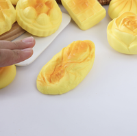 Jouet sensoriel anti-stress en PU ultra doux à forme alimentaire, à remontée lente, idéal comme cadeau