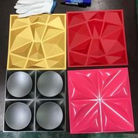 Panneau mural 3D en PVC moderne de luxe imperméable pour la décoration intérieure dans les hôtels, les bureaux, les villas, les gymnases