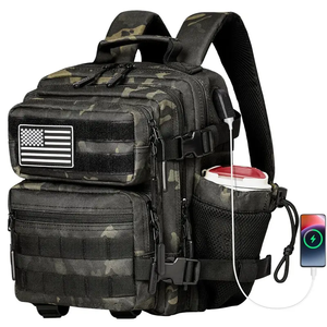 Sac à dos tactique 15L pour voyage et camping Sac de sport Mini sac à dos extérieur pour randonnée Trekking Sac à dos Molle d'entraînement pour ordinateur portable - Product Image 1