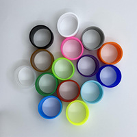 Orbia Logo personnalisé Couleur Anneau en caoutchouc de silicone Capuchon inférieur Durable Sports de plein air Pickleball Paddle Accessoires avec finition en soie