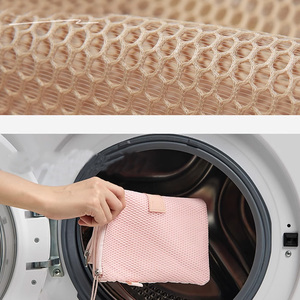 Thiết kế thời trang mới Túi trang điểm thanh lịch biểu tượng tùy chỉnh lưới nhỏ Son môi lưu trữ <span class=keywords><strong>Pouch</strong></span> xách tay xử lý Túi mỹ phẩm - Product Image 4