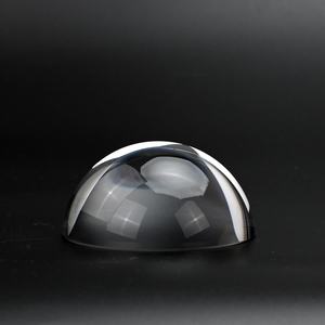 Kính lúp hình vòm pha lê Kính lúp hình cầu kính quang học nửa bóng chặn giấy - Product Image 1