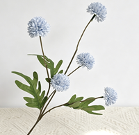 Fleurs de chrysanthème en soie faites à la main, design moderne, accessoires de décoration pour mariage et jardin, longue durée, toucher naturel