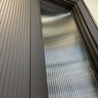 Portail de sécurité extérieur en aluminium, grille antivol pour jardin, villa, allée résidentielle, entrée pivotante en bois personnalisable
