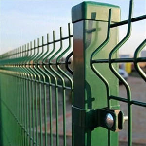 Valla Decorativa Exterior de Malla de Alambre Soldada con Panel Curvo 3D, con Recubrimiento de <span class=keywords><strong>PVC</strong></span> y Tratamiento Térmico <span class=keywords><strong>para</strong></span> <span class=keywords><strong>Balcones</strong></span> y Patios - Product Image 4
