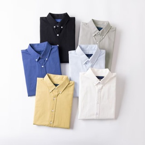 Chemises habillées <span class=keywords><strong>Ralph</strong></span> <span class=keywords><strong>Lauren</strong></span> pour hommes en popeline 100 % coton, couleur unie, col boutonné, manches longues, anti-plis, style décontracté chic, printemps - Product Image 1
