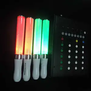 แท่งไฟ LED เปลี่ยนสี15สีสำหรับจัดคอนเสิร์ตปาร์ตี้2023ไฟ LED กระพริบพร้อมโลโก้แบบกำหนดเอง