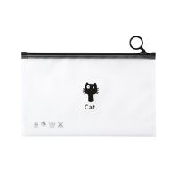 Sac à fermeture éclair zip-lock EVA givré en plastique personnalisé écologique en poly avec logo propre imprimé sac pour emballage de vêtements chaussettes sous-vêtements