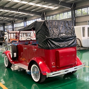 Auto Clásico Rojo Eléctrico de Época en Venta, Autos con Volante a la Izquierda, Autos Usados Personalizados, Transporte Especial de Autos Clásicos - Product Image 3