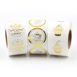 Wholesale Customized Self Adhesive Thank You Sticker PVC Vinyl <b>Label</b> Logo Printing Custom Brand Logo for <b>Packaging</b> - Product Image 3