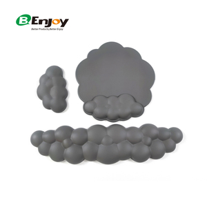 Tốt nhất người bán <span class=keywords><strong>Ergonomic</strong></span> đám mây chuột <span class=keywords><strong>Pad</strong></span> với cổ tay phần còn lại chống trượt PU cơ sở chống-chơi Game bàn phím mat - Product Image 2