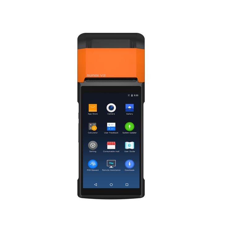 Интернет еда заказ pos nfc card reader сетевой чековый принтер SUNMI V2
