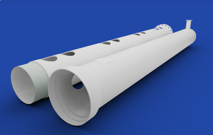 Tuyaux en PRV, tuyaux composites en PRV, tuyaux en fibre de verre haute résistance résistants à la corrosion pour l'industrie chimique, la marine et les infrastructures - Product Image 6