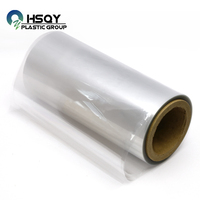 Rouleau de feuille de plastique PET rigide transparente de qualité alimentaire de 0,2 à 2 mm, film APET pour thermoformage, formage sous vide et emballage sous blister