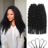 Extensions de cheveux humains bruts vietnamiens pré-bouclés au crochet, bouclés birmanes, non traités, sans nœuds, effet plume
