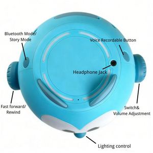 เครื่องเล่นนิทานแบบตั้งโต๊ะพร้อมไฟกลางคืนบันทึกภาพได้ รองรับ RFID และ NFC เทคโนโลยีบลูทูธ ดาวน์โหลดอัปเดตได้ - Product Image 4