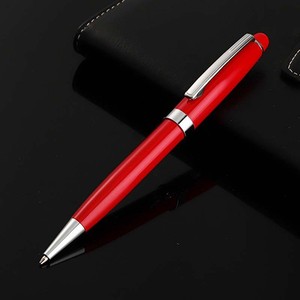 Stylo bille rotatif en métal multicolores de qualité supérieure, logo personnalisé imprimé, pour cadeau promotionnel publicitaire pour entreprise ou bureau - Product Image 1
