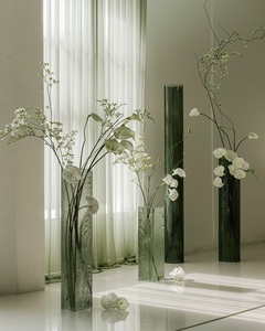 Decoración Profesional Ecológica de Flores de Lirio Calla Artificiales de Papel, Románticas Chinas para Fondo de Escenario de Boda - Product Image 5