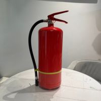 Extincteur à poudre sèche ABC de catégorie A, 6 kg, MFZ/ABC5, qualité industrielle, homologué CE, en acier Carl, rouge, décharge en moins de 60 secondes