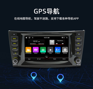 Đầu radio xe hơi <span class=keywords><strong>Android</strong></span> BQCC 7 inch, Quad Octa Core, tích hợp Carplay, WIFI, GPS, BT, RDS dành cho Mercedes Benz E-class W211 E200 E220 E300 E350 - Product Image 6