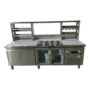 Mostrador para preparar té de burbujas, barra de agua para té de burbujas, mostrador de trabajo. - Product Image 1