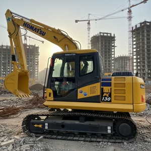 Excavadora de cadenas usada Komatsu PC130-7 de 13 toneladas, excavadoras de segunda mano en buen estado, Komatsu PC110 PC130 P130-7 PC160 PC200 PC220 en venta - Product Image 2