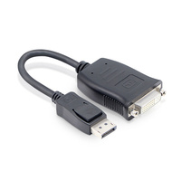 Connecteur de convertisseur actif DP DisplayPort vers DVI prise en charge de l'affichage à écrans multiples EDID DP DVI 24 + 5 câble adaptateur